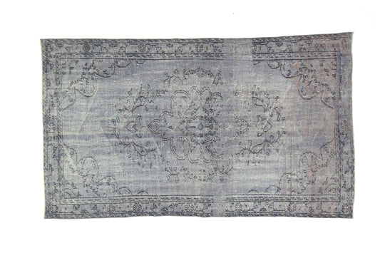 5x9 Turkish Rug Gray ,Vintage Rug, Oushak Rug ,Carpet Rug, Area Rug ,Handmade Rug, Overdye Rug,Gray Rug,Unique Rug,Turkey rug,3293