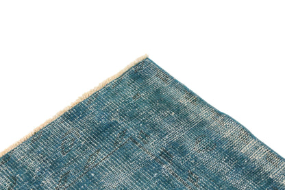 Turkish Rug Blue ,Oushak Rug Blue 5x8, Vintage Rug 5x8, Overdye Rug, Area Rug, Coastal Rug, Carpet Rug 5x8, 5x8 Rug, 3291