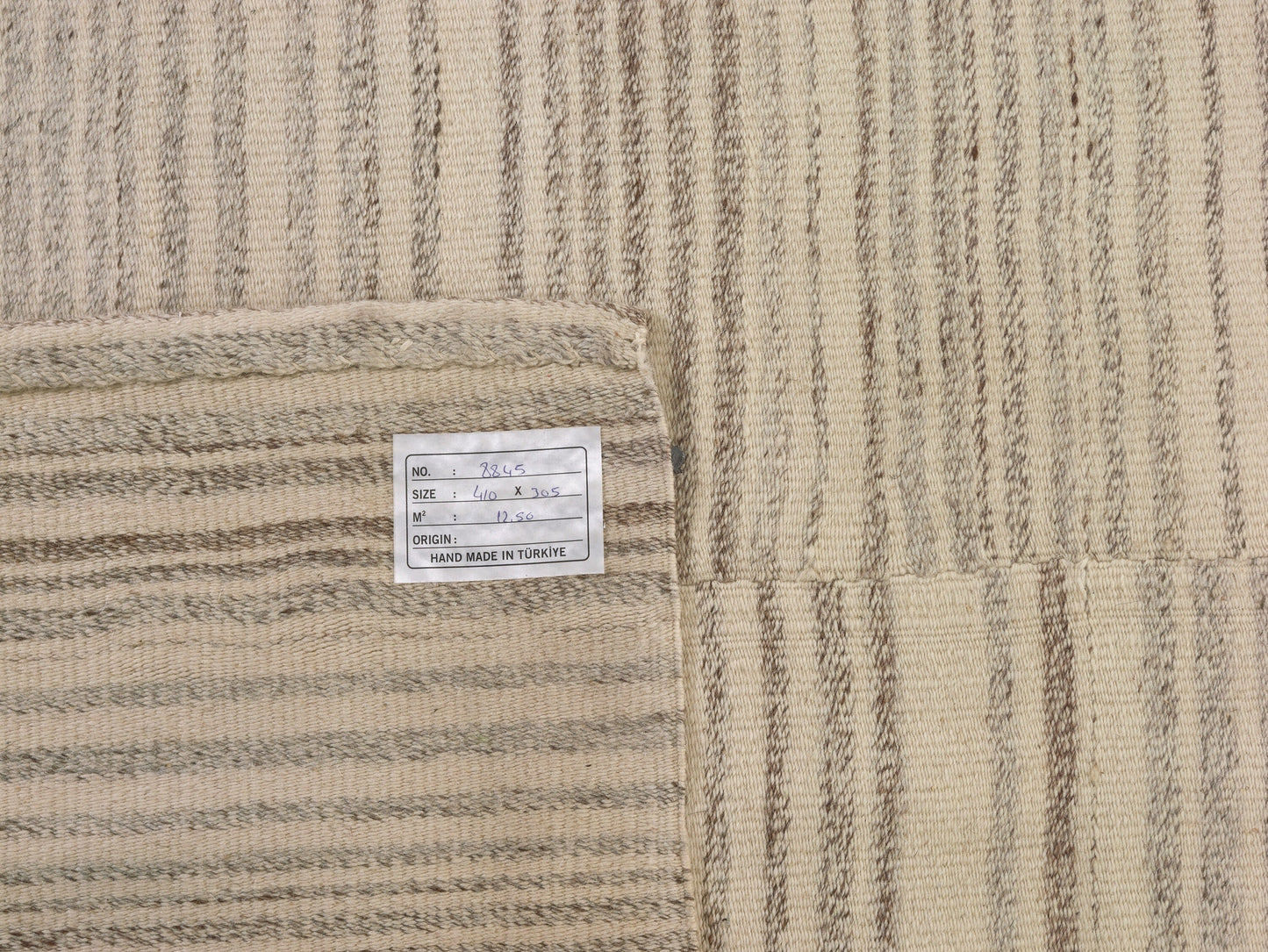 Handmade Beige Area Turkish Vintage Large Oversize Flat weave Kilim Rug 10x13 Rug for Living room Wool Rug Made in Turkey Anatolia 8845