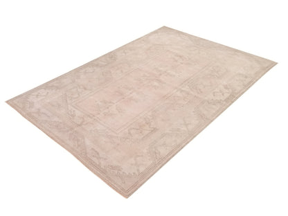 Turkish rug, Vintage Rug, Faded rug, Antique Turkish rug, Muted Oushak Rug, Area rug 5x8, Carpet rug, Bedroom rug, Office Rug,10022