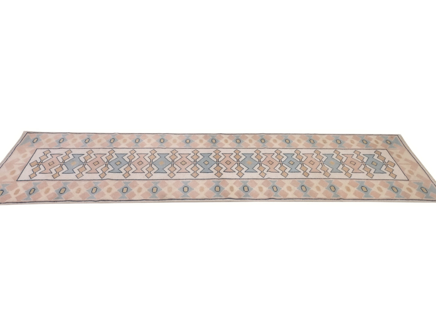 Turkish Vintage Oushak Runner Rug, 3x9 Rug Runner, Carpet Runner, Entryway rug, Hallway rug, Kitchen rug, Runner, Anatolia rug, 9080