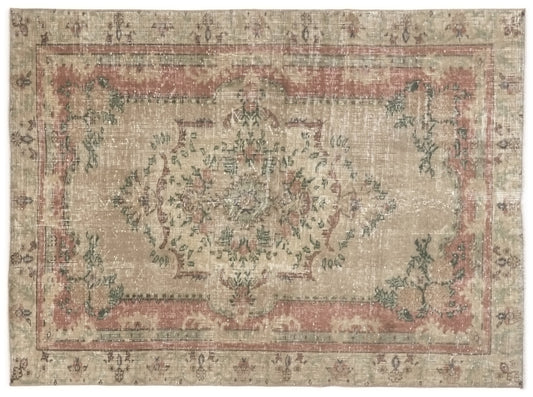 Vintage Rug, Anatolia Rug, Oushak Rug , Handmade rug, Neutral Rug, Small Rug, 4x5 Rug ,Wool Rug , Turkey rug, One of a kind Rug, 9635