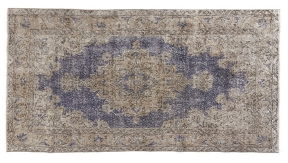 Navy Blue Oushak Rug, Turkish Rug, Vintage Rug, Handmade rug, Carpet rug, Area rug 4x7, One of a kind rug, Bedroom rug, Office rug, 9603