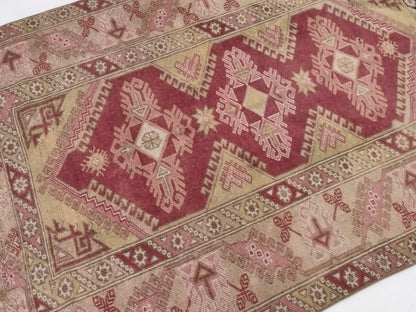 Turkish Rug, 4x6 Anatolia Rug, Vintage rug, Farmhouse rug, Handmade Rug, Carpet rug, Area Rug, Vintage rug, Antique rug, One of a kind,10073