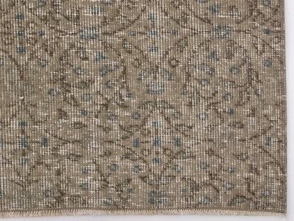 Vİntage Rug, Anatolian Rug, Oushak Rug , Handmade rug, Neutral Rug, Small Rug 3x4 Rug ,Wool Rug , Turkey rug, One of a kind Rug, 8654