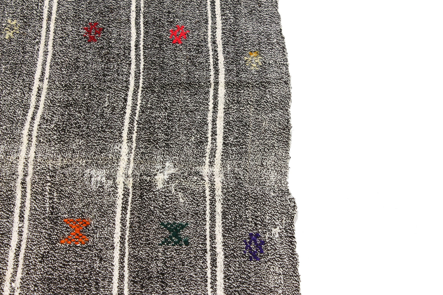 5x7 Vintage Turkish Kilim Rug, Gray Boho Eclectic Flat weave Decorative KİLİM RUG, Nursery Rug, Fine rug, Etsy Rug ,Goat hair, 4746