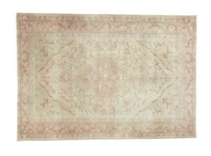 Muted Anatolia Oushak Rug, Small Vintage Carpet Rug, Handmade Wool Turkish rug 3x4, Bedroom rug, Turkish Carpet, Pastel Turkish Rug, 9044