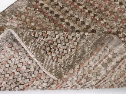 Turkish rug Antique, Oushak Rug, Vintage Old Rug, Area rug, Small Carpet rug, 3x6 Small rug, Handmade rug, Entryway rug, Anatolia rug,8998