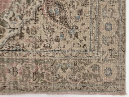 Faded Rug, Area Rug, Turkish Rug, Oushak Rug, Vintage Rug, Handmade rug, 7x11 Rug, Muted rug, Pastel Rug, Living room rug, Anatolia rug,8963