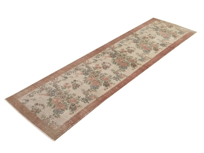 Runner Rug 3x9, Turkish Runner, Oushak Runner, Vintage Runner, Carpet runner, Rug Runner, Hallway Rug,Kitchen rug,Runner rug,Turkey rug,8923