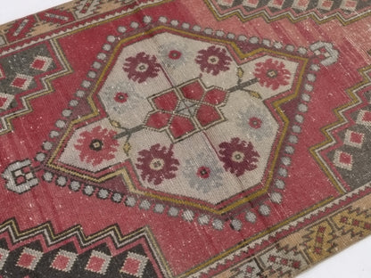 Anatolia Small Oushak Rug, Turkish Rug, 3x6 Rug, Carpet rug, Area rug, Vintage Rug, Unique rug, Oushak Carpet, Kid room rug, 8926