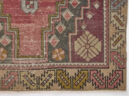Anatolia Small Oushak Rug, Turkish Rug, 3x6 Rug, Carpet rug, Area rug, Vintage Rug, Unique rug, Oushak Carpet, Kid room rug, 8926