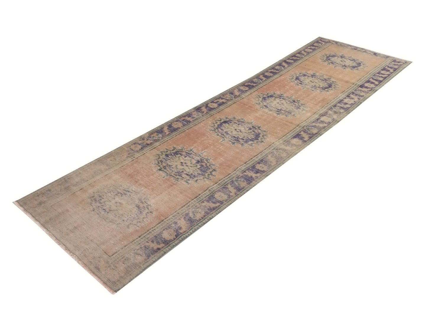 Turkish Runner, Vintage Runner, Oushak Runner, Anatolia Rug, Rug runner 3x11, Hallway Rug, Turkish Rug Runner,Carpet runner,Kitchen rug,8870