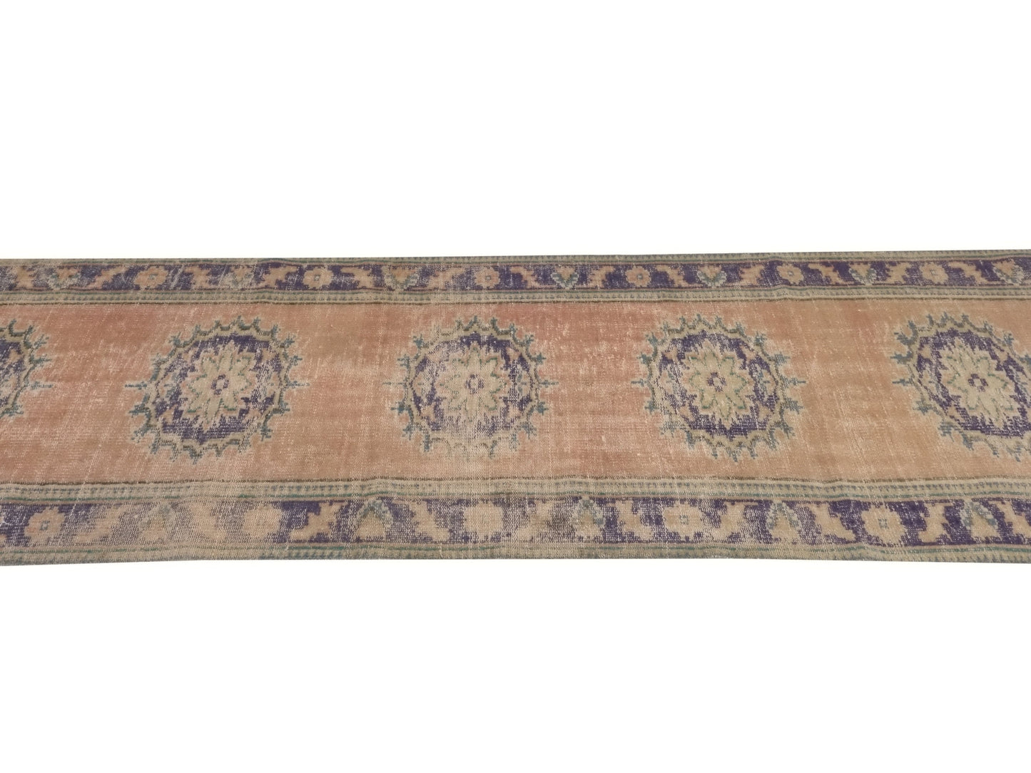 Turkish Runner, Vintage Runner, Oushak Runner, Anatolia Rug, Rug runner 3x11, Hallway Rug, Turkish Rug Runner,Carpet runner,Kitchen rug,8870