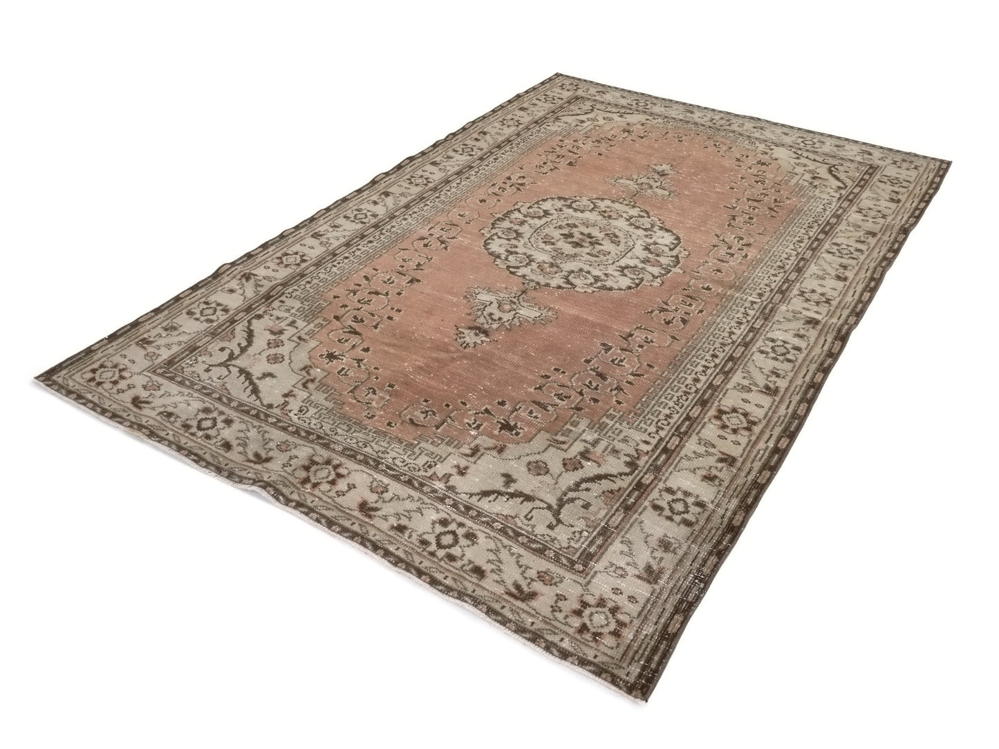 Turkish Rug, Oushak Rug, Vintage Carpet, Floral rug, Oriental rug, Ottoman rug, Vintage rug 7x10, Turkish Carpet, Handmade rug, Boho, 10231
