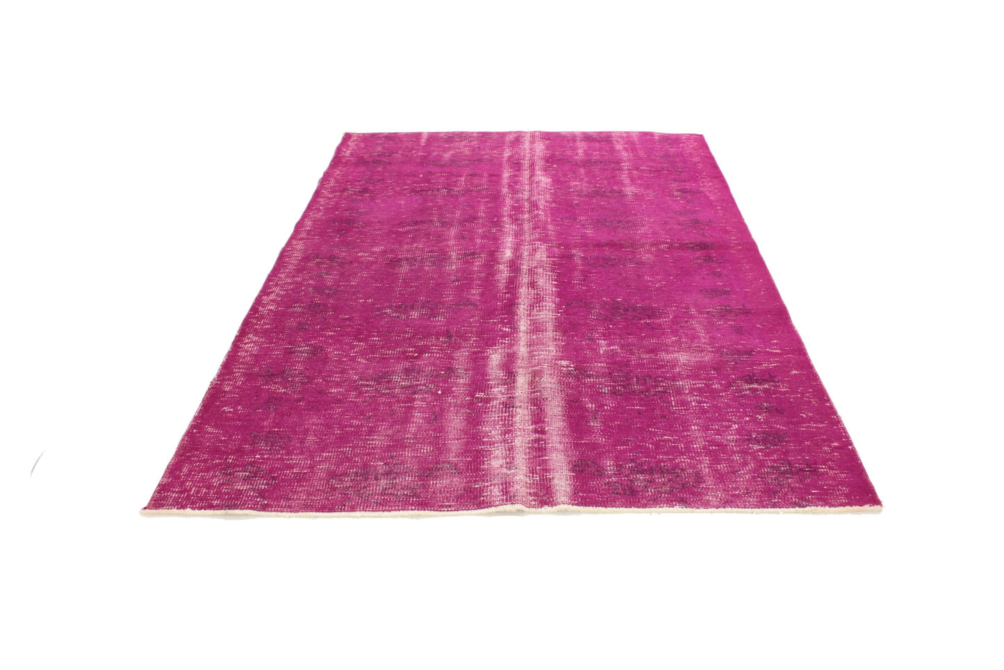 5x7 Rug, Turkish Area Overdyed Rug, Pink Rug, Vintage Rug Pink, Carpet rug, Coastal Rug, Bedroom rug, Kid room rug,3698