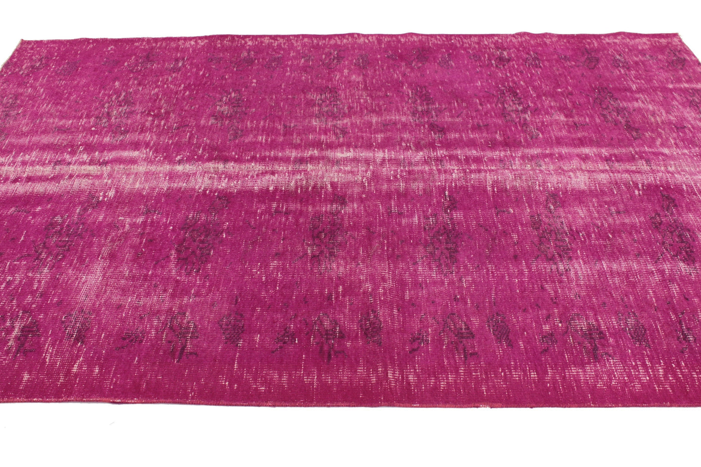 5x7 Rug, Turkish Area Overdyed Rug, Pink Rug, Vintage Rug Pink, Carpet rug, Coastal Rug, Bedroom rug, Kid room rug,3698