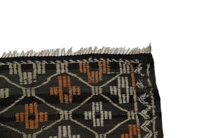 Primitive Rustic Rug, Kilim Rug 5x7, Turkish Anatolian Handmade Kilim Rug, Vintage Turkish Kilim Rug, Area Flat Weave Kilim Rug, 8044