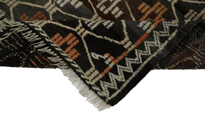 Primitive Rustic Rug, Kilim Rug 5x7, Turkish Anatolian Handmade Kilim Rug, Vintage Turkish Kilim Rug, Area Flat Weave Kilim Rug, 8044