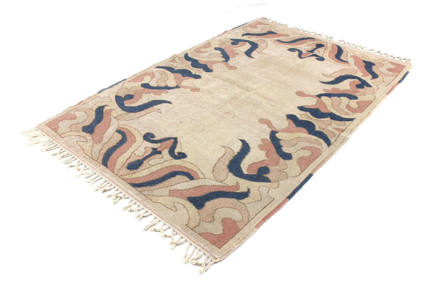 4x6 Turkish Vintage Oushak Rug, Boho Decor Handmade Carpet Rug ,Eclectic decor, Area Rug Wool,TURKİSH RUG, Bedroom rug ,Nursery rug, 6110
