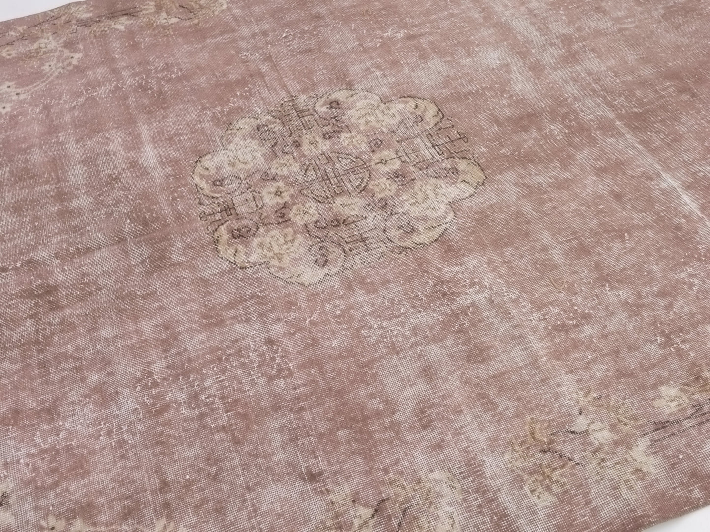 Pink Oushak rug, 6x9 Turkish rug, Carpet rug, Vintage rug, Area rug, Handmade rug, Antique rug, Turkish carpet, Neutral rug,10318