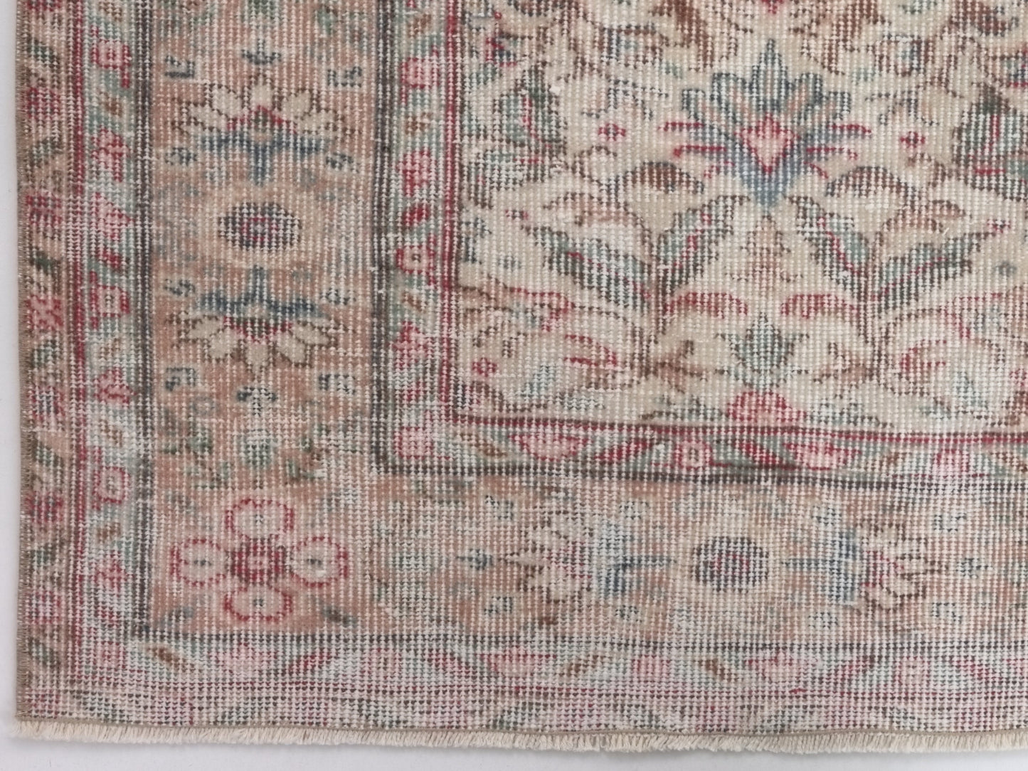 Turkish Oushak Rug 5x9, Vintage Beige Carpet Rug, Handmade Rug, Neutral Area rug, Home decor, Farmhouse Rug, Unique rug, Area rug, 10239