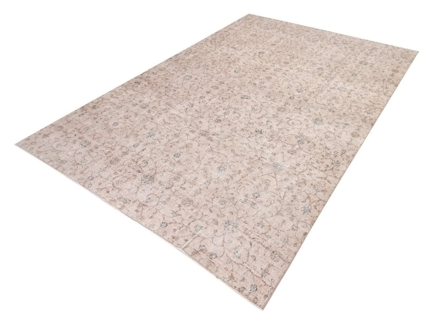 Oushak Carpet, Vintage rug, Turkish rug, Carpet rug, Floral rug, 7x10 Rug, Pink Rug, Area rug, Rug for Living room Turkey Anatolia, 10224