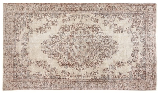 Faded Carpet rug, Handmade rug, Muted Rug, Oushak Vintage Turkish rug, Unique rug, Living room rug, Farmhouse decor, Antique RUG 5x8,10217