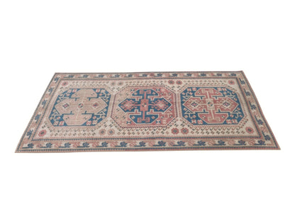 Scandinavian Turkish Rug, Oushak Rug, Vintage rug, One of a kind rug, Area rug, 3x6 Rug, Oushak Carpet, Turkey Rug Made in Anatolia, 10060