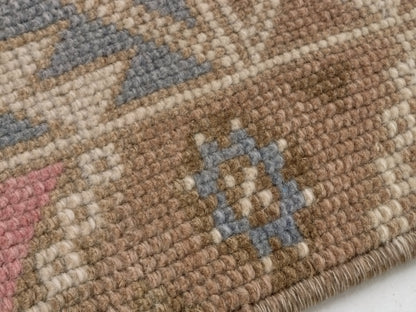 Faded Turkish rug, Anatolia Oushak rug, Vintage Area rug, Boho rug, Fine rug, 4x6 Rug, Tribal rug, Nursery rug, Ethnic rug, 10043