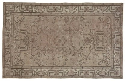 Rustic Area Rug 5x8, Turkish rug 5x8, Oushak Rug, Carpet rug, Handmade rug, Distressed rug, Worn Rug, Turkish Carpet, Antique rug, 9013