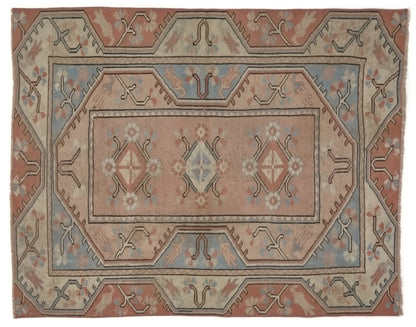 5x6 Rug, Turkish rug, Vintage rug, Oushak rug, Neutral rug, Area rug, Bedroom rug, Fine rug, Etsy rug, Old rug, Unique Turkish Rugs, 8933