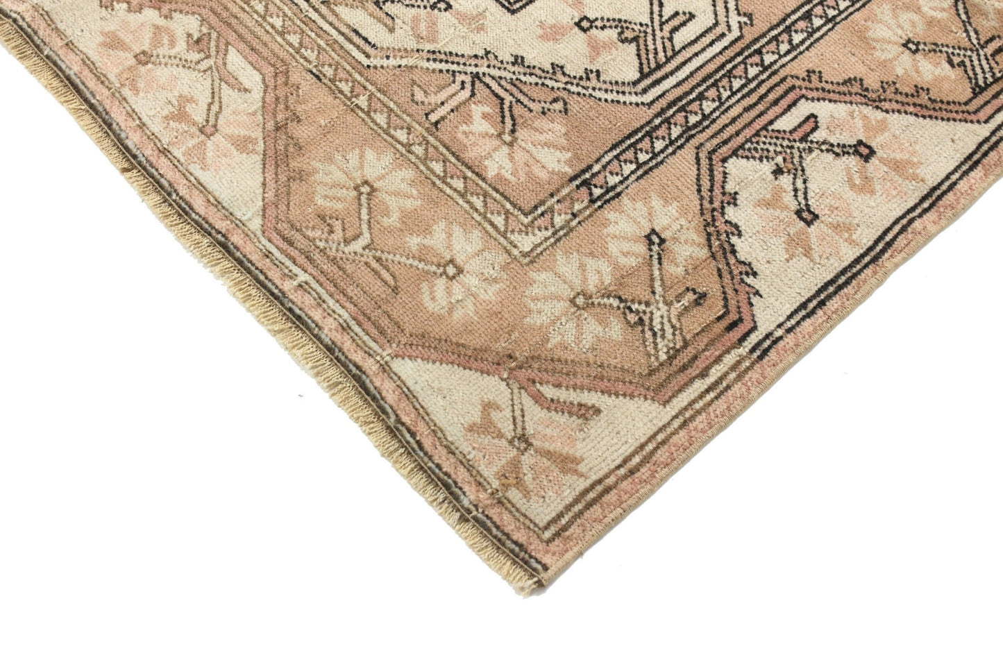 Milas Oushak Turkish Rug, Vintage rug ,5x8 Area Neutral Carpet rug, Faded Beige rug, Bedroom rug, Handmade Anatolia rug ,6315