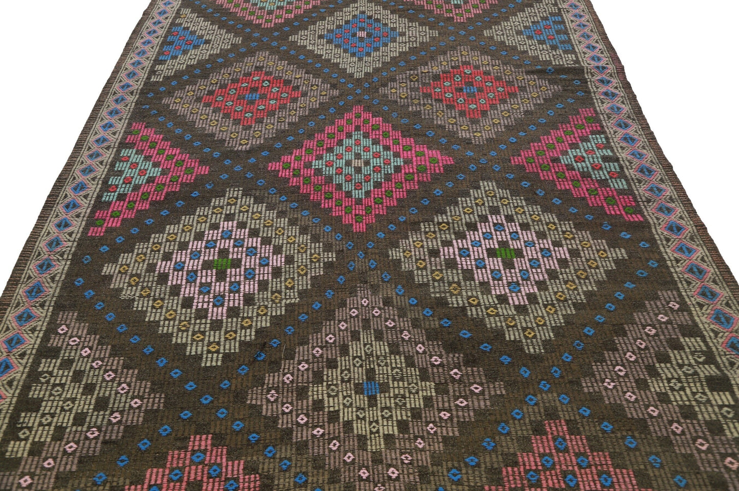 Turkish Kilim Rug, Handmade Antique Rug, Kilim Rug 6x11, Living Room Rug, Bohemian Rug, Vintage Kilim, Rug Kilim, Area Kilim Rug, 8161