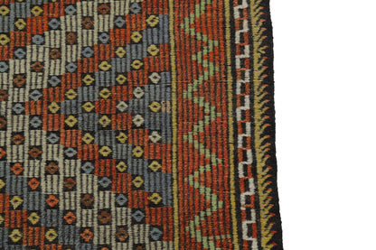 Turkish Kilim, Vintage Kilim Rug 4x7, Handmade Antique Eclectic Kilim Rug, Kilim Rug, Rug Kilim, Bohemian Rug, Wool Rug, Bedroom Rug, 8146