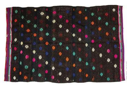 Kilim Rug 6x9, Handmade Antique Kilim Rug, Area Faded Kilim Rug, Turkish Kilim Rug, Bedroom Rug, Goat Hair Rug, Wool Rug, Rug Kilim, 1988