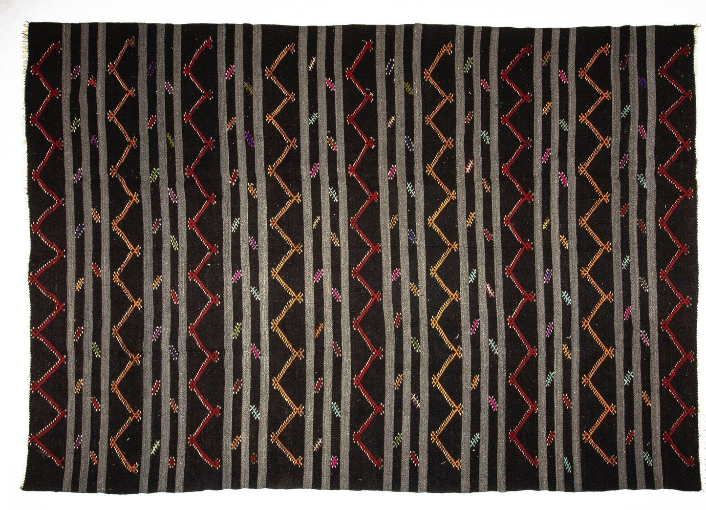 Turkish Kilim Rug 8x12, Handmade Rustic Kilim Rug, Primitive Rug, Area Floor Kilim Rug, Vintage Kilim Rug, Rug Kilim, Living Room Rug, 409