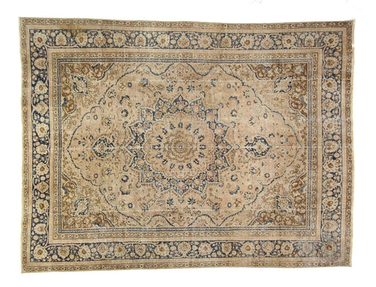 6x9 Neutral Wool Oushak rug ,Turkish rug, Distressed rug, Worn rug, Anatolia rug, Vintage Area rug, Antique rug ,Living room rug, 6325