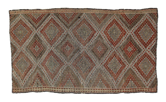 Kilim Rug 6x9, Vintage Faded Kilim Rug, Traditional Rug, Bedroom Rug, Wool Rug, Turkish Kilim Rug, Rug Kilim, Handmade Area Kilim Rug, 8113