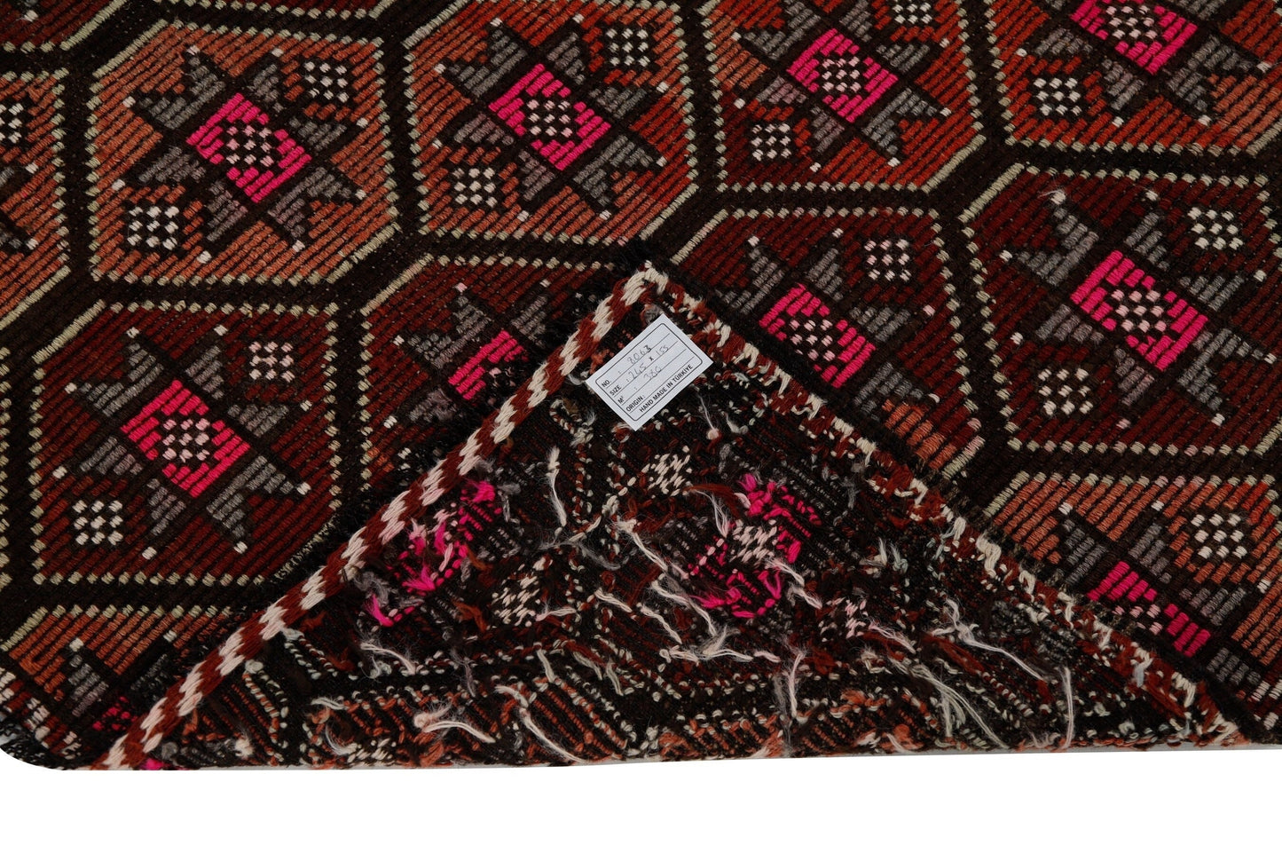 Turkish Anatolia Kilim Rug, Handmade Faded Kilim Rug, Area Kilim Rug, Bohemian Rug, Vintage Eclectic Kilim Rug, Kilim Rug 5x8, 8063