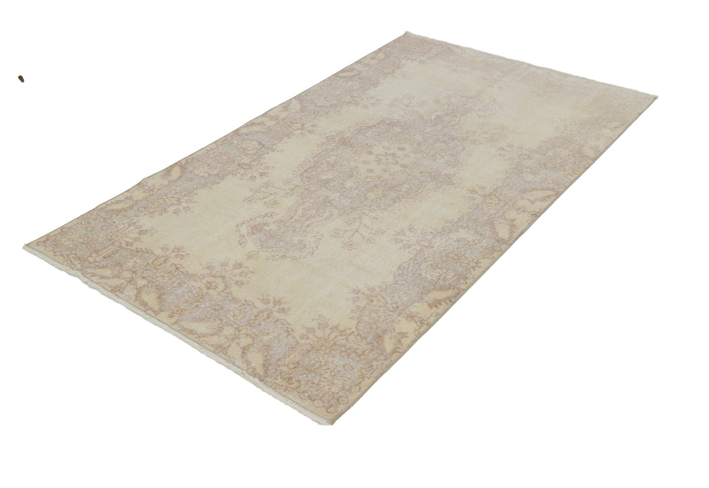 Oushak rug,Turkish rug,Vintage rug,Small rug,Bedroom rug,Small Oushak rug,Faded rug,Beige rug 4x7,Vintage Turkish Oushak rug 4x7,7121