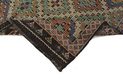 Vintage Kilim 5x11, Handmade Antique Kilim Rug, Area Neutral Kilim Rug, Turkish Faded Kilim Rug, Living Room Rug, Flat Weave Rug, 3196