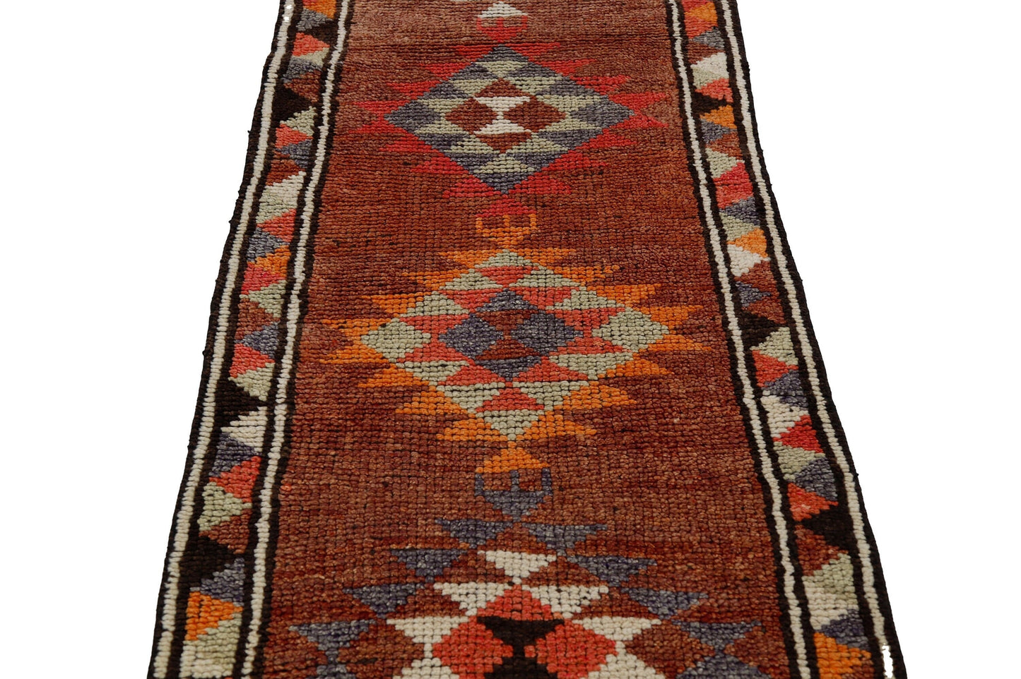 3x13 Rug runner, Turkish runner ,Oushak runner, Vintage runner, Aztec rug, Floor runner rug, Old rug, Oriental rug, Stair rug,7212