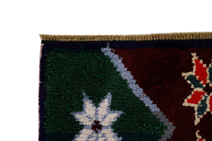 Unique Runner rug, Handmade Turkish runner rug, One of a kind Floor Vintage runner rug, 3x10 Runner rug, Decorative runner rug, 7220