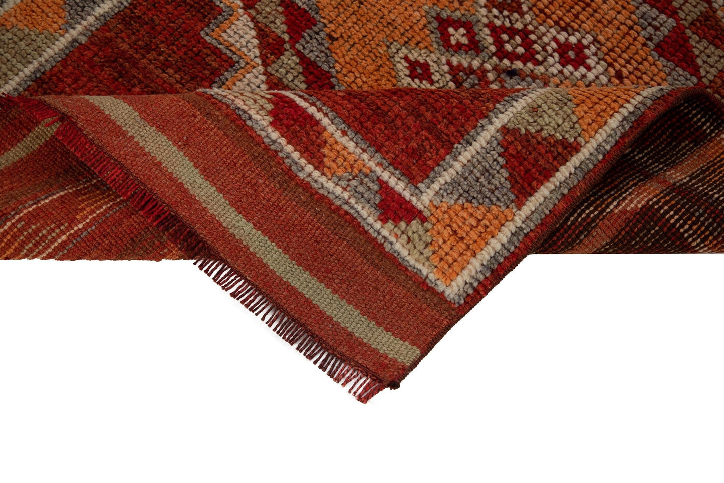 3x12 Turkish runner Rug ,Herki Vintage Runner, Hallway rug, Bathroom Handmade Carpet Runner rug, Kitchen rug, Narrow rug, 7215