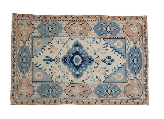 Eclectic Decor Turkish rug, Vintage Rug, Oushak Carpet Rug, Decorative Area Rug, 5x7 Oushak Turkish Rug, Handmade Living room rug, 7746