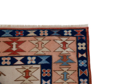 Bohemian Wool Anatolia Carpet rug, Turkish rug ,Small Oushak rug, Vintage Unique rug, Area rug 4x6, Nursery rug, Floor rug ,7745