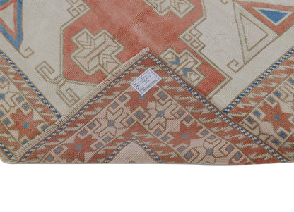 4x7 Turkish Oushak Vintage Rug, Carpet Area Eclectic Rug,, Handmade Nursery Fine rug, Faded rug ,Anatolia rug, Turkey rug, 7743