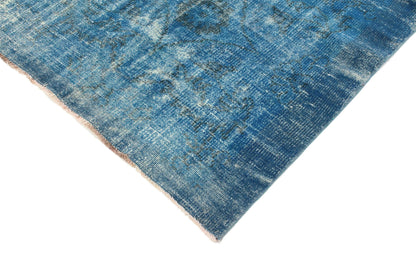 6x10 Turkish Rug Blue ,Overdyed Rug Vintage, Worn Blue Carpet Rug, Area Rug, Coastal Decor ,Bedroom, Living room, Sky Blue Rug,3276