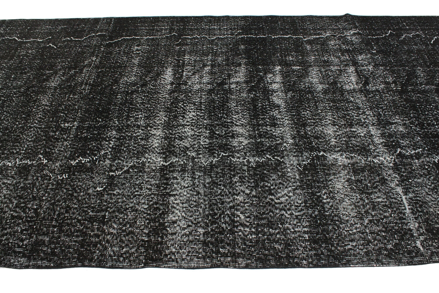 Turkish Vintage Rug, 6x9 Overdye Black Rug, Area Rug, Living Room Rug, Carpet Rug, 3159